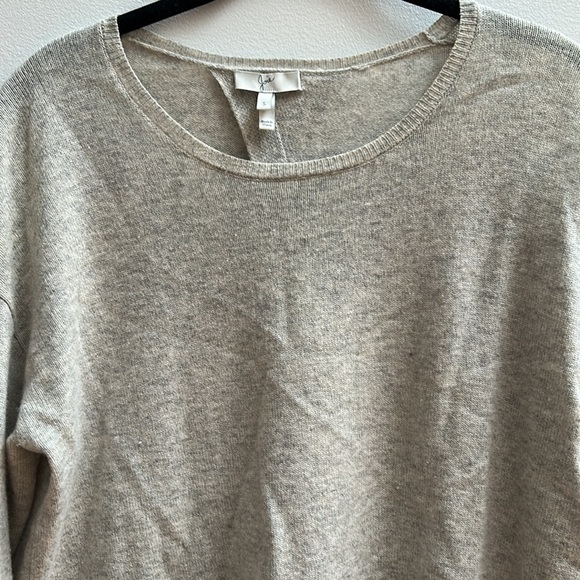 Back slit grey joie sweater - Picture 3 of 3